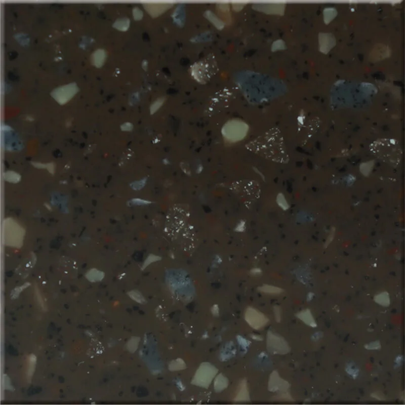 Cocoa Brown Modified Solid Surface Countertop Wholesale JS313