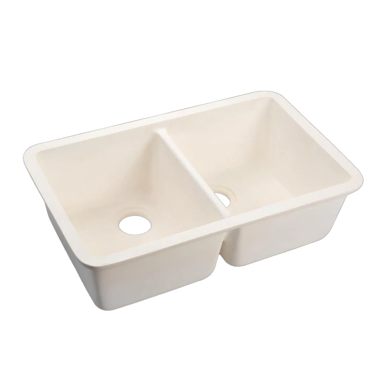 JP650 Solid Surface Double Bowl Kitchen Sink Supply