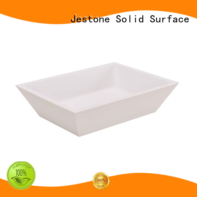 Jestone top solid surface sink suppliers for restaurant