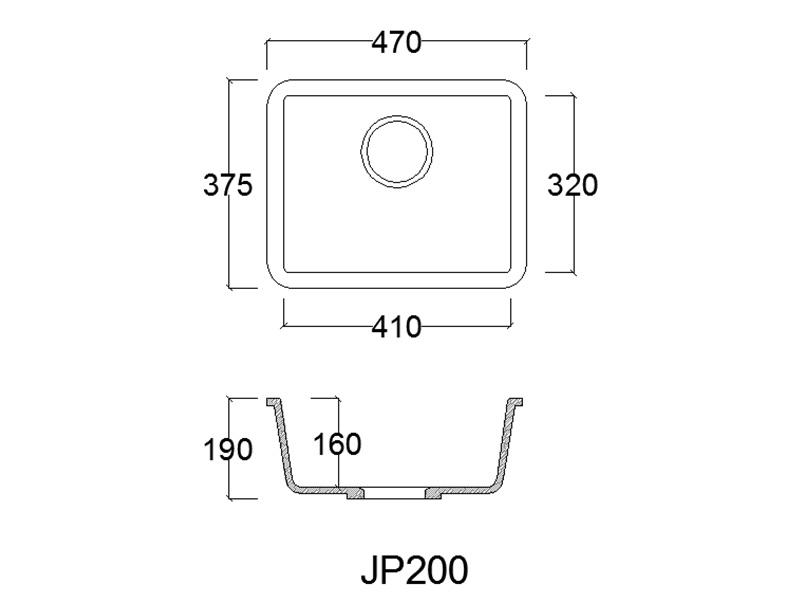Jestone best solid surface basin factory for restaurant-2