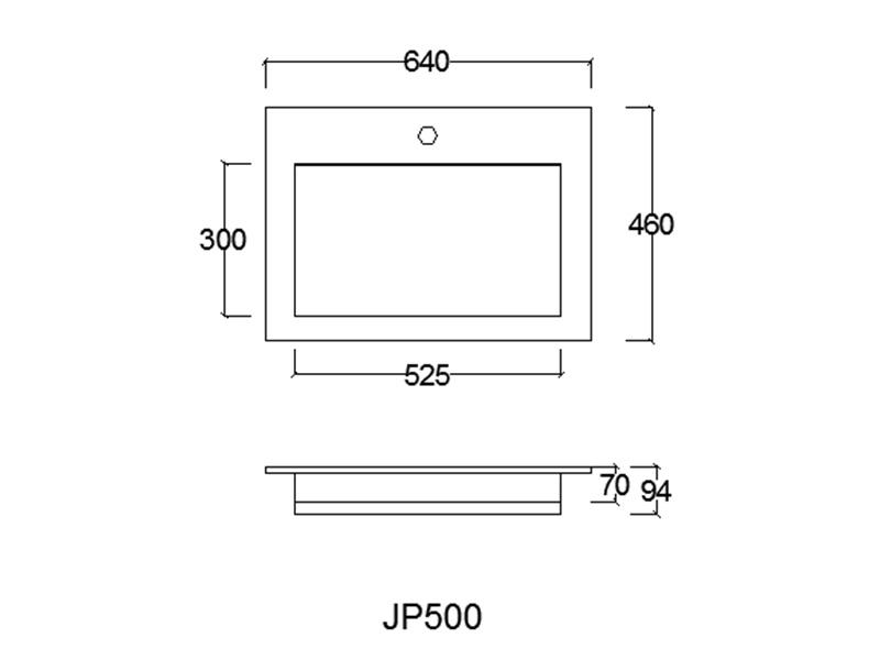 Jestone solid surface sink factory for office-2