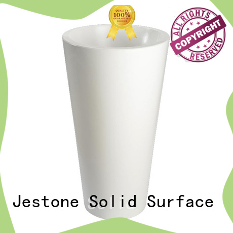 Jestone custom solid surface basin company for hotel
