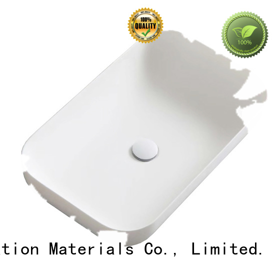 Jestone hot sale solid surface sink suppliers for home decoration