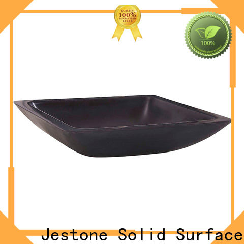 Jestone solid surface sink factory for hotel