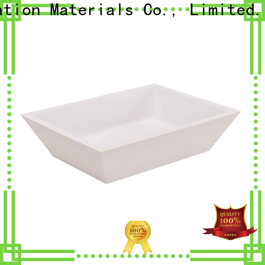 custom solid surface basin supply for restaurant