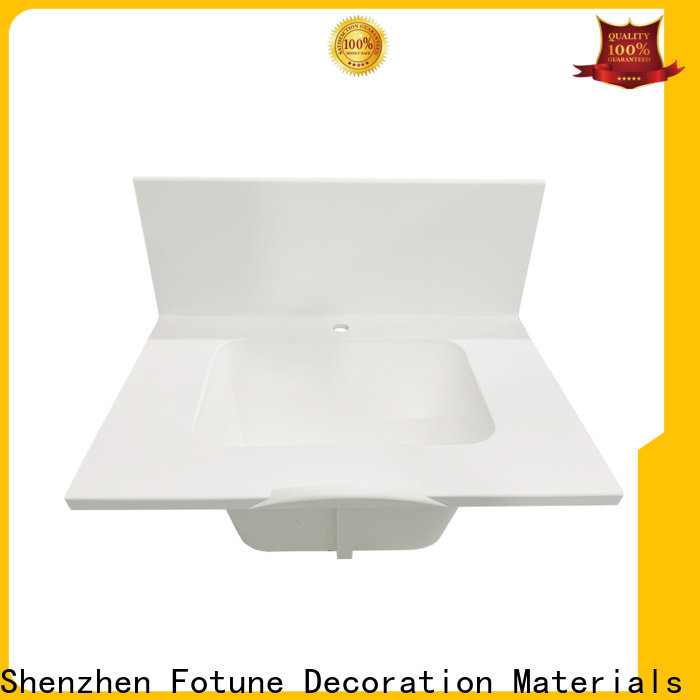 top solid surface basin factory for hotel