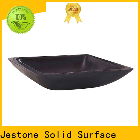 Jestone solid surface basin suppliers for home decoration