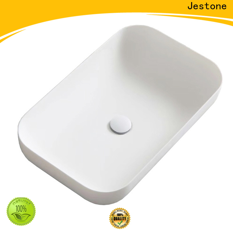 Jestone solid surface basin suppliers for home decoration