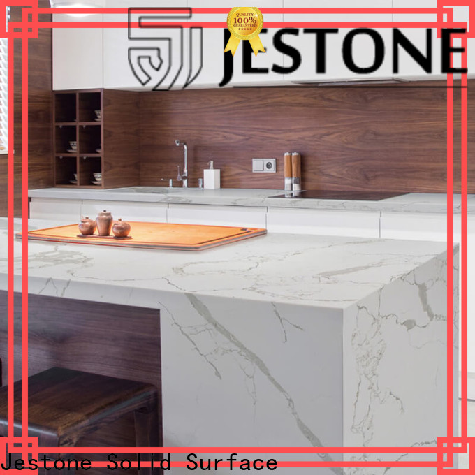 Jestone artificial quartz stone supply for kitchen