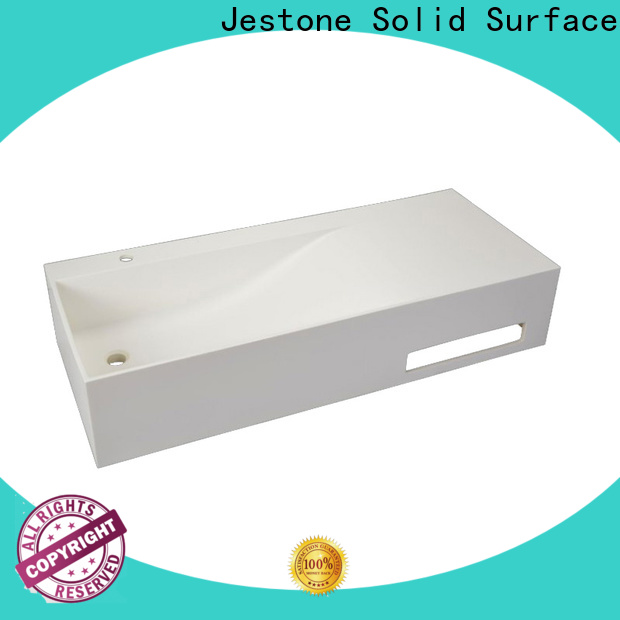 Jestone solid surface sink company for hotel