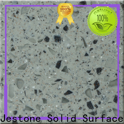 Jestone wholesale solid surface sheets with variety colors for hotel