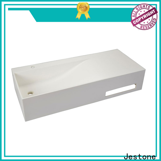 Jestone solid surface sink supply for home decoration