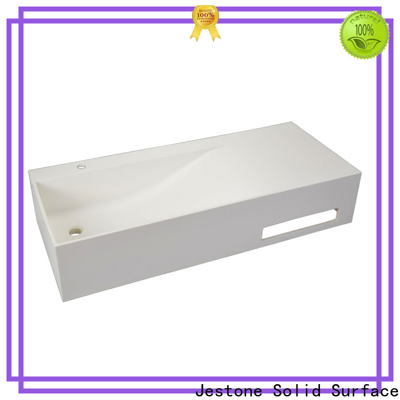 Jestone solid surface sink manufacturers for home decoration