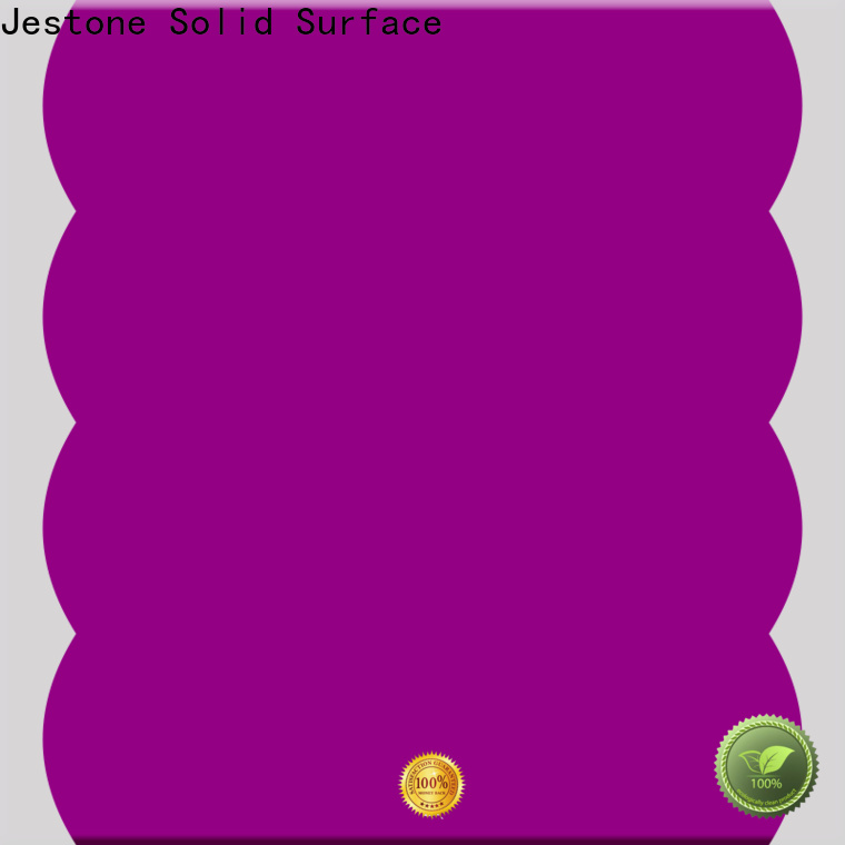 Jestone custom solid surface sheet slabs supply for home decoration
