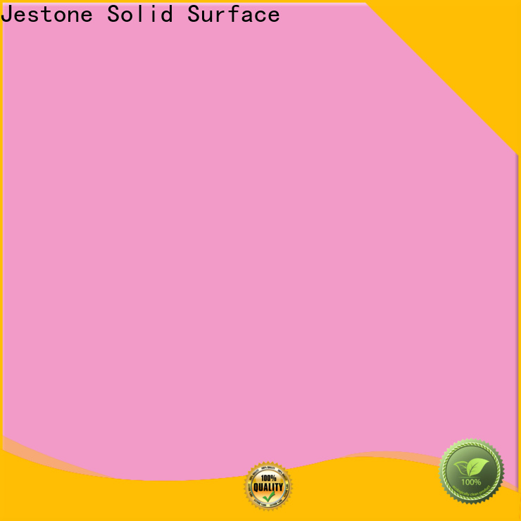 Jestone sahara solid surface sheet slabs company for home decoration
