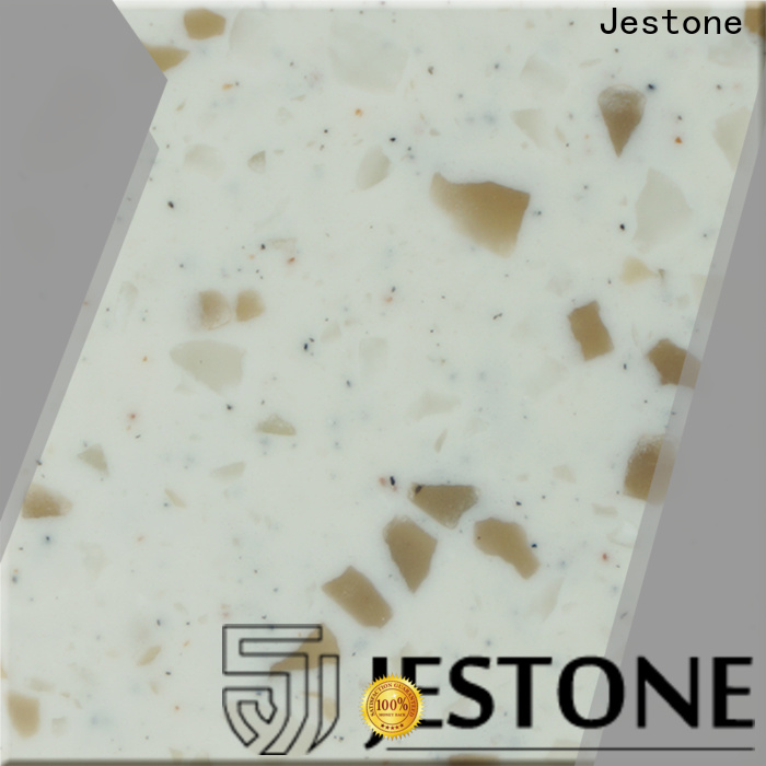 Jestone solid surface sheet slabs supply for hotel