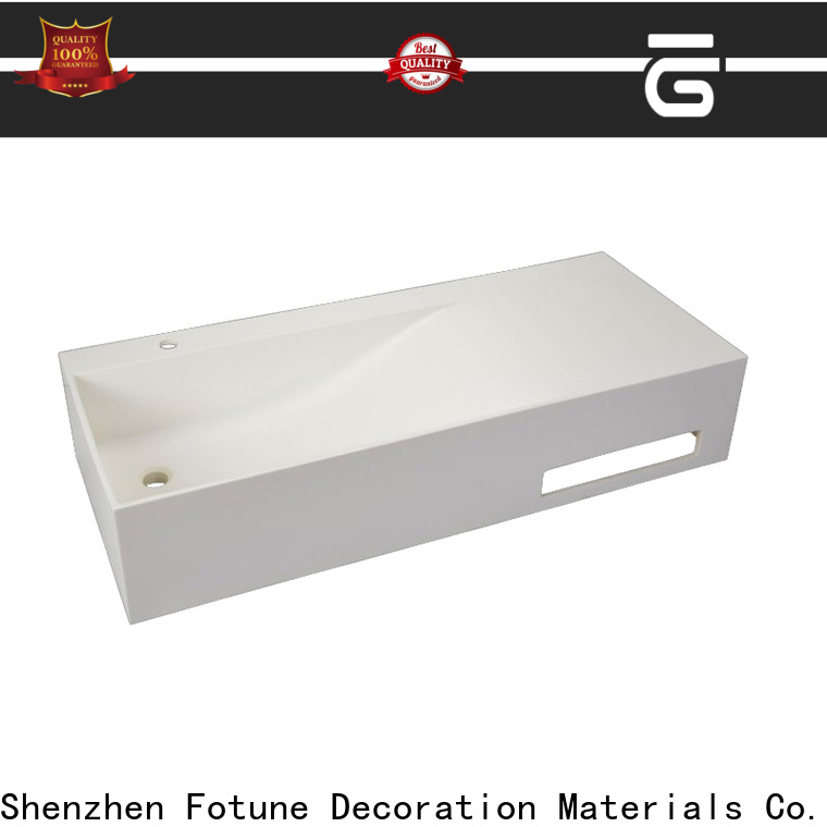 Jestone superior quality solid surface basin factory for hotel