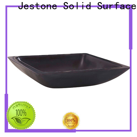 Jestone top solid surface sink factory for office