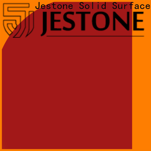 Jestone cocoa wholesale solid surface sheets with variety colors for office