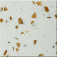 Newly Acrylic Solid Surface Decoration Sheet Sparkle Golden Color JS614