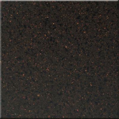 China New Corians Solid Surface Sheet In Sparkle Brown Color JS304