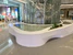 Acrylic solid surface service counter for Shopping mall
